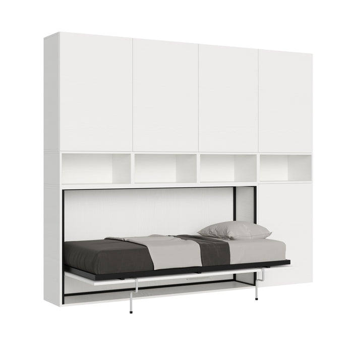 Letto Kando singolo Bianco Frassino composizione C con materasso