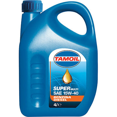 Olio 4t minerale 15w40 supermulti tamoil lt 4 sae 15w40 (4 pezzi) 