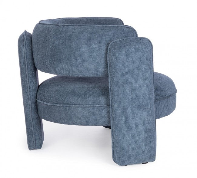 Poltrona di design moderno Blu - AISHA