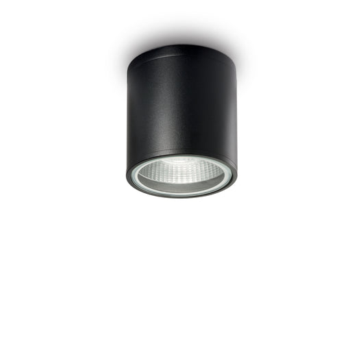 Plafoniera Moderna Gun Alluminio Nero 1 Luce Gu10