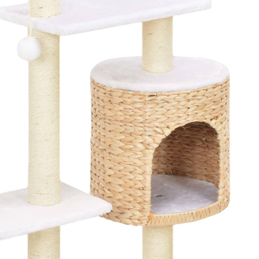 Albero per Gatti con Tiragraffi in Sisal Seagrass