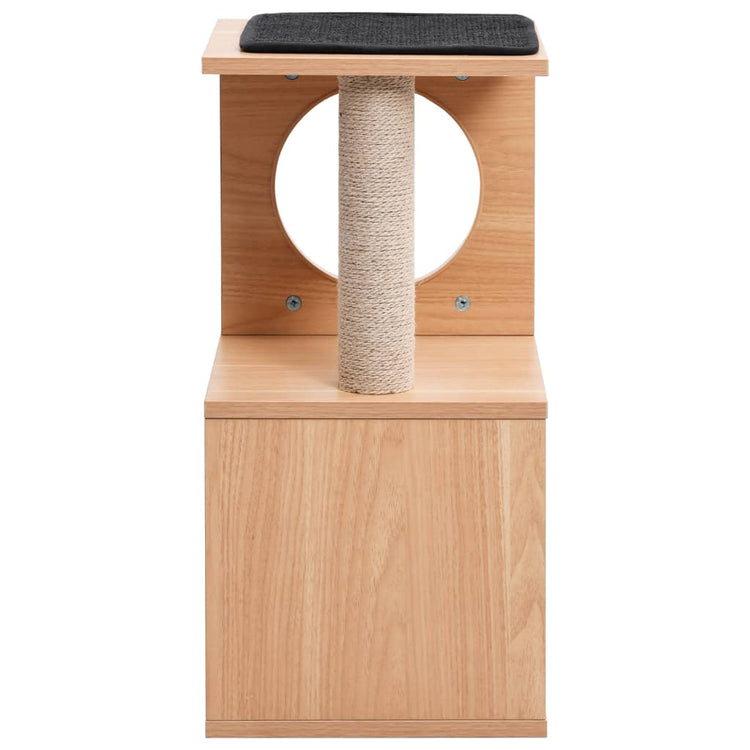 Albero per Gatti con Tappeto Tiragraffi in Sisal 60 cm