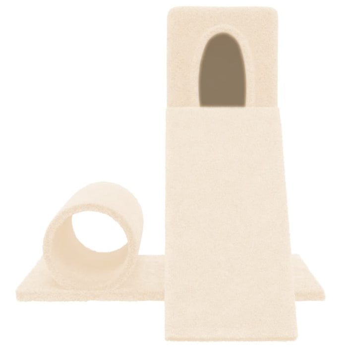 Albero per Gatti con Tiragraffi in Sisal Crema 59 cm