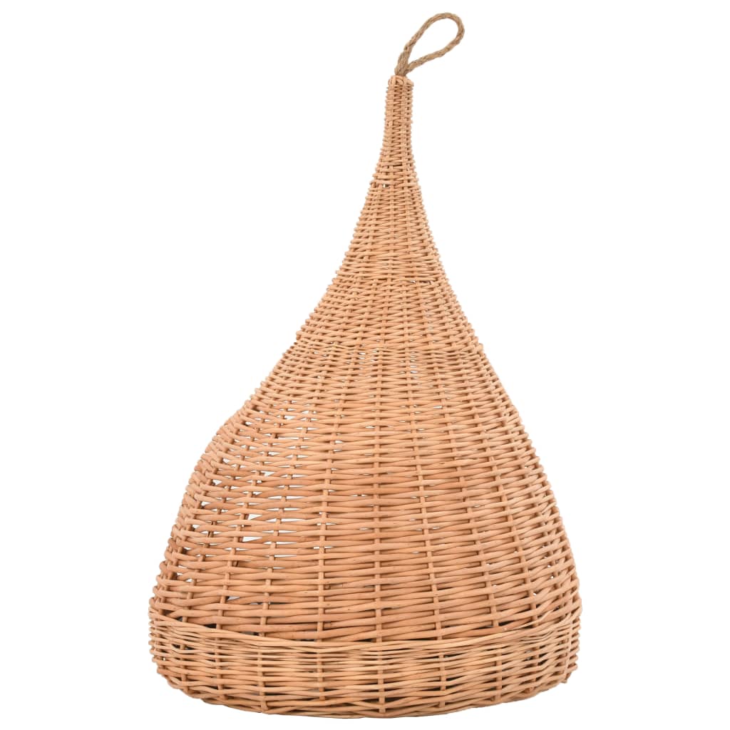 Cesta per Gatti con Cuscino 40x60cm Teepee Salice Naturale