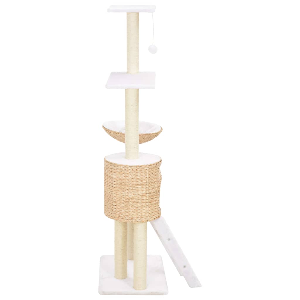 Albero per Gatti con Tiragraffi in Sisal Seagrass