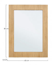 Specchio Rettangolare Naturale 60X80 - CHARLEY