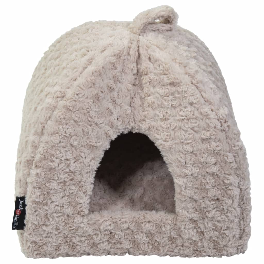 Jack and Vanilla Igloo per Animali Softy XS 40x40x40 cm Beige Rosato