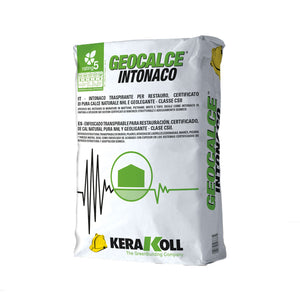 Geocalce Intonaco-Intonaco Civile Traspirante Certificato In Pura Calce Naturale 25 Kg-Kerakoll