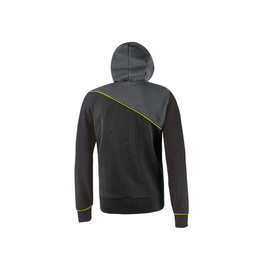 Jupiter-Felpa Impermeabile Con Zip Centrale, Cappuccio Regolabile E Inserti Fluo Colore Black Carbon-U-Power-Taglia Xxl