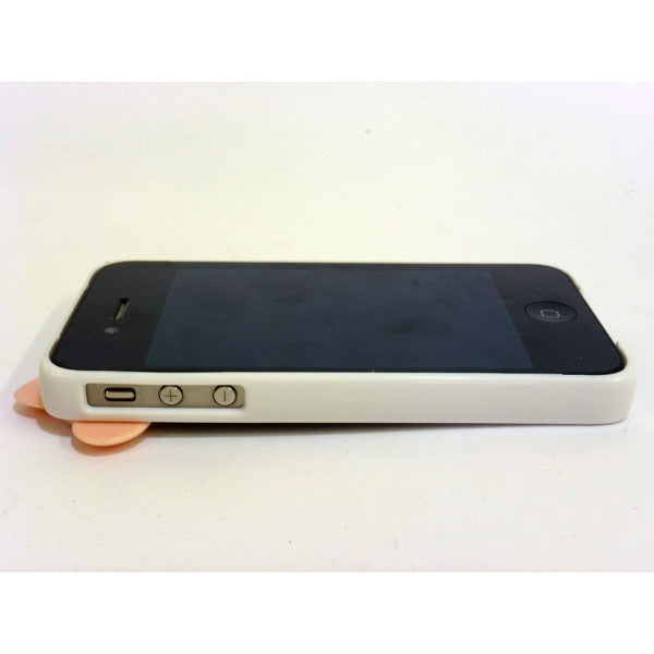 Bumper con fiocco per iPhone 4 e 4s - Colore Bianco