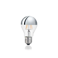 10 Lampadine Led Goccia Classic E27 8 Watt 3000 K 520 Lm Trasparente Cromo