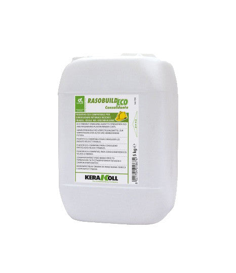 Rasobuild Eco Consolidante-Fissativo Base Acqua Compatibile Per Fissare Intonaci Vecchi E Friabili 25 Kg-Kerakoll