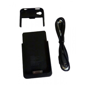 Custodia caricabatterie per iPhone 4 e 4s - Colore Nero