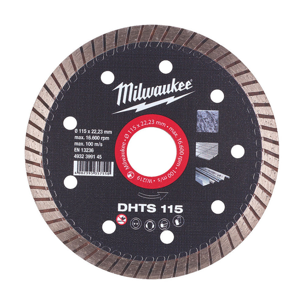 Dhts 230-Disco Da Taglio Diamantato Con Diametro 230Mm Ideale Per Gr+Ês Porcellanato E Granito-