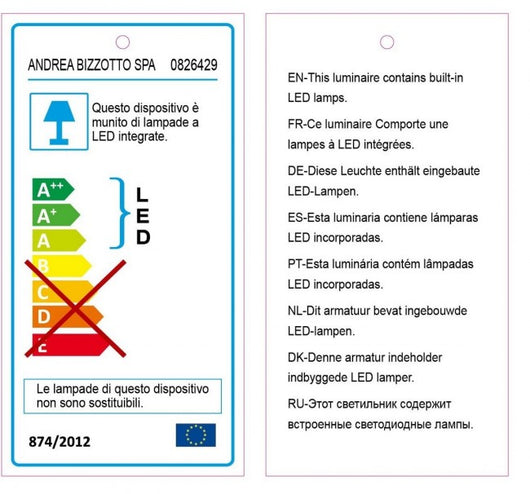 Piantana Led Tubo Bamboo H200 - ARCO