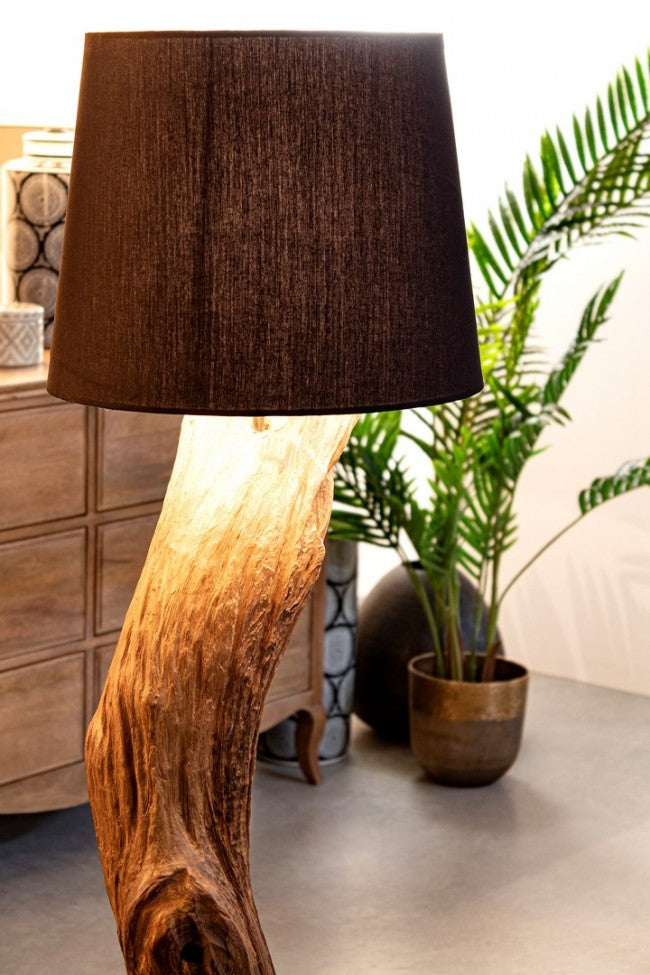 Lampada da Tavolo di design in legno di Teak - JAYA