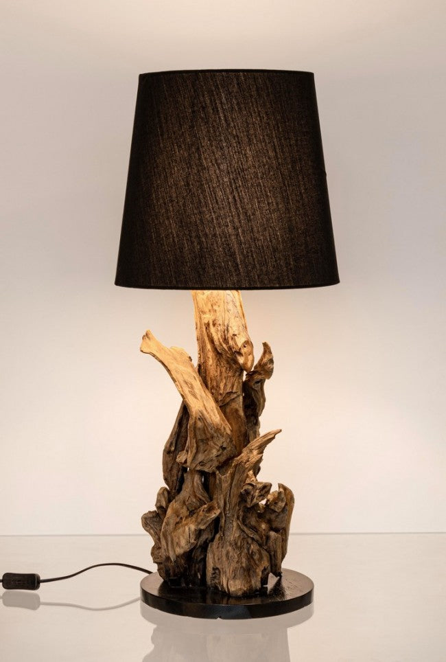 Lampada da Tavolo di design in legno di Teak - JAYA