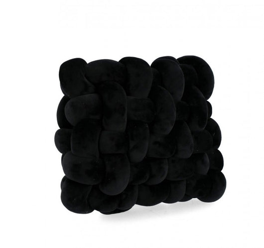 Cuscino a nodo in velluto (4 Pezzi) - ENTWINE Colore: Nero