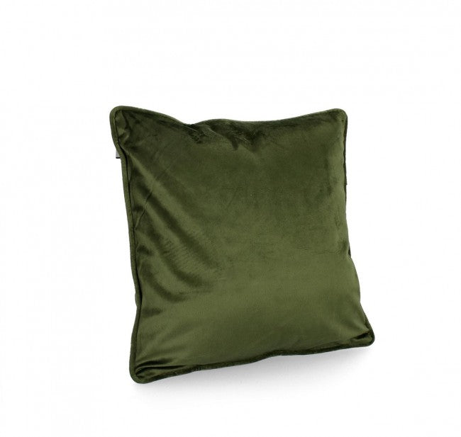 Cuscino da divano in velluto (4 Pezzi) - ARTEMIS Dimensione: 40x40, Colore: Verde Scuro