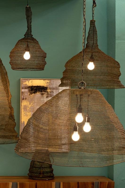 Lampadario a sospensione di design - AMISH Colore: Marrone