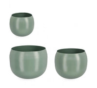 Set da 3 porta fiore Ciotola - KEYRA Colore: Verde