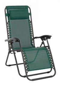 Sedia sdraio XL reclinabile - WAYNE KING Colore: Verde