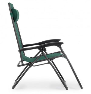 Sedia sdraio XL reclinabile - WAYNE KING Colore: Verde