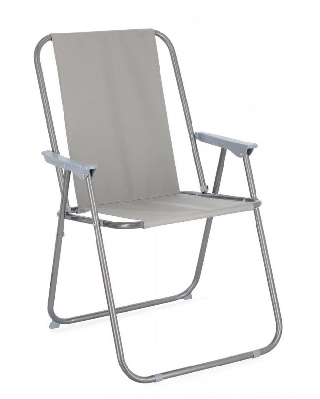 Sedia con Braccioli (6 Pezzi) - MALIBU Colore: Grigio