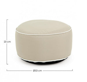 Pouf Gonfiabile da esterno (2 Pezzi) - RIHANNA Colore: Beige