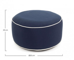 Pouf Gonfiabile da esterno (2 Pezzi) - RIHANNA Colore: Blu