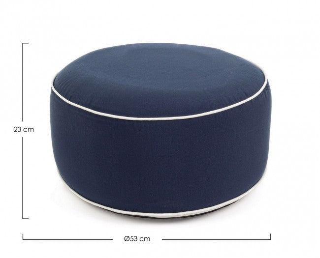 Pouf Gonfiabile da esterno (2 Pezzi) - RIHANNA Colore: Blu