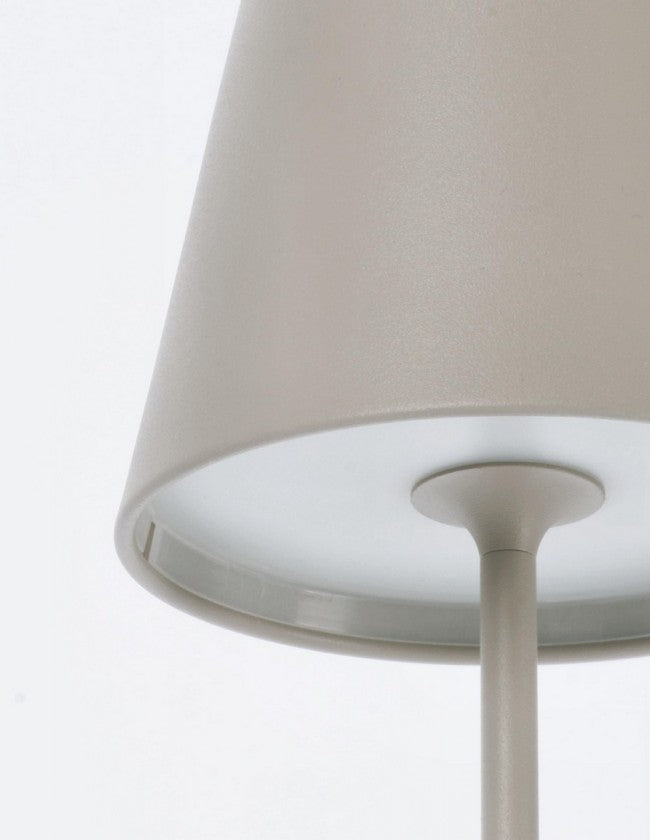 Lampada Tavolo Led multicolore per esterno - ETNA Colore: Beige