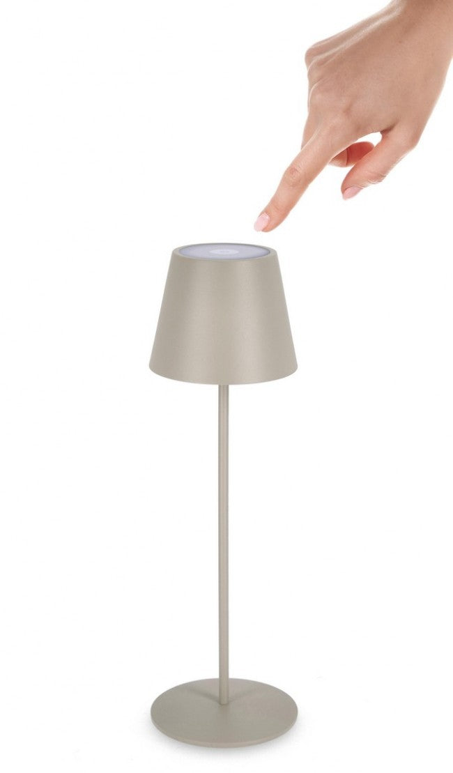 Lampada Tavolo Led multicolore per esterno - ETNA Colore: Beige