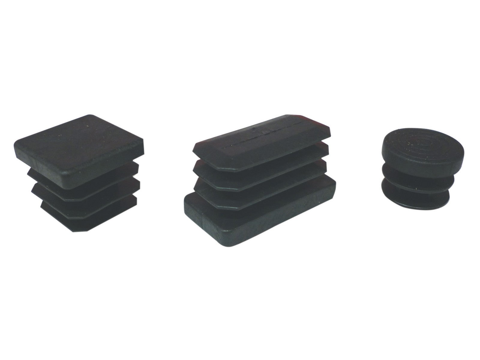 200pz puntali alettati tondi 30 mm plastica nero 12513