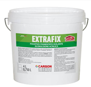 Fissativo pigmentato isolante in microemulsione acrilica Carson Extrafix 4 lt