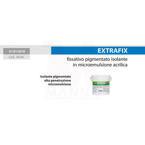 Fissativo pigmentato isolante in microemulsione acrilica Carson Extrafix 4 lt