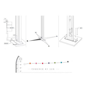 Doccia Solare da Esterno Giardino 30L Miscelatore e Lavapiedi Arkema Spring S Grigio Antracite