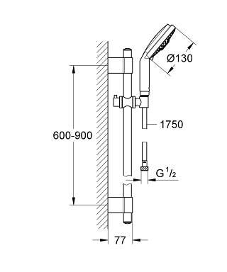 Colonna doccia Cosmopolitan GROHE