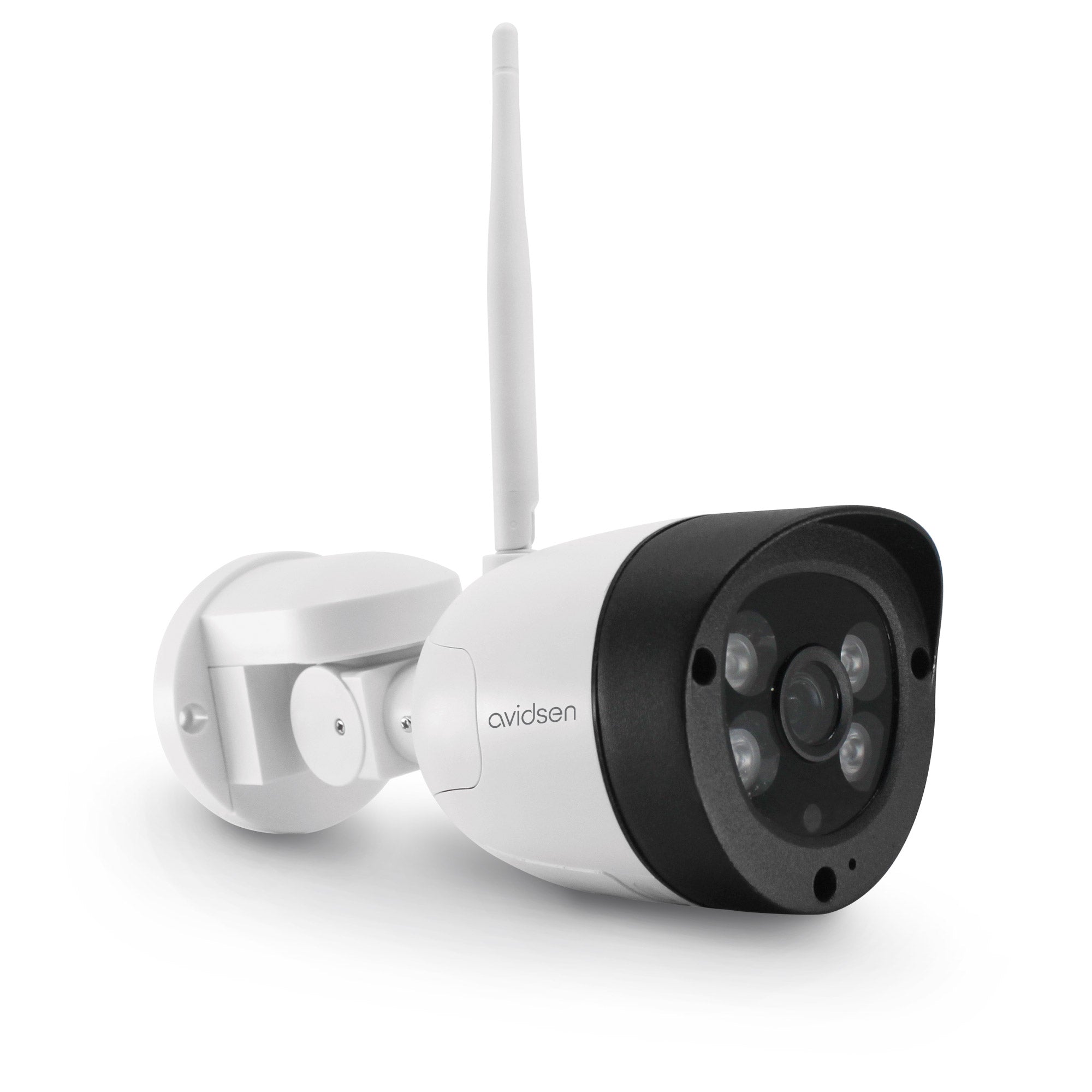 Avidsen Telecamera Wi-Fi Esterno motorizzata 180° 1080P HomeCam WR360, Visione Notturna a Colori, IP66, Audio Bidirezionale, Rilevazione di Movimento PIR