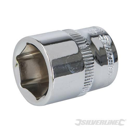 Chiave inserto a bussola metrico esagonale 1/4" Silverline meccanica - 10 mm