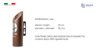 Posacenere in acciaio inox SLIM CORTEN