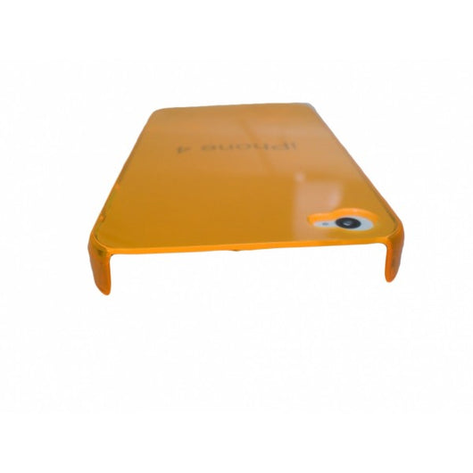 Custodia iPhone 4 e 4s - Arancione trasparente