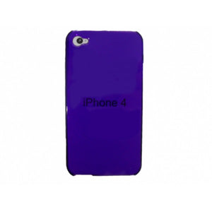 Custodia iPhone 4 e 4s - Viola trasparente