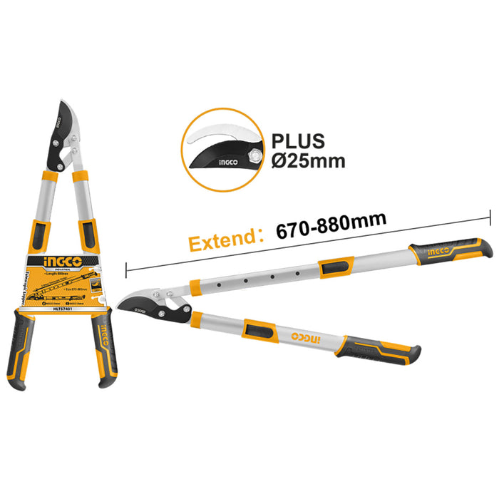 Troncarami telescopico estensibile 66/86 cm - Ingco HLTS7401