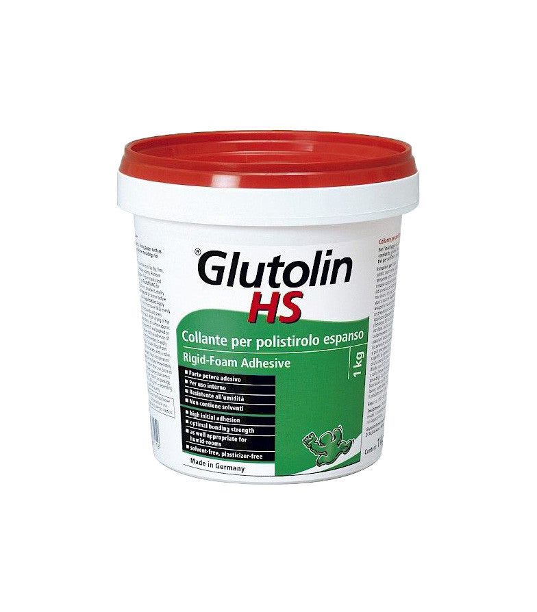 Glutolin Hs-Collante Per Polistirolo Espanso Ideale Per Pannelli Solanti, Cornici E Profili Decorativi Interni 1Kg-Tillmanns