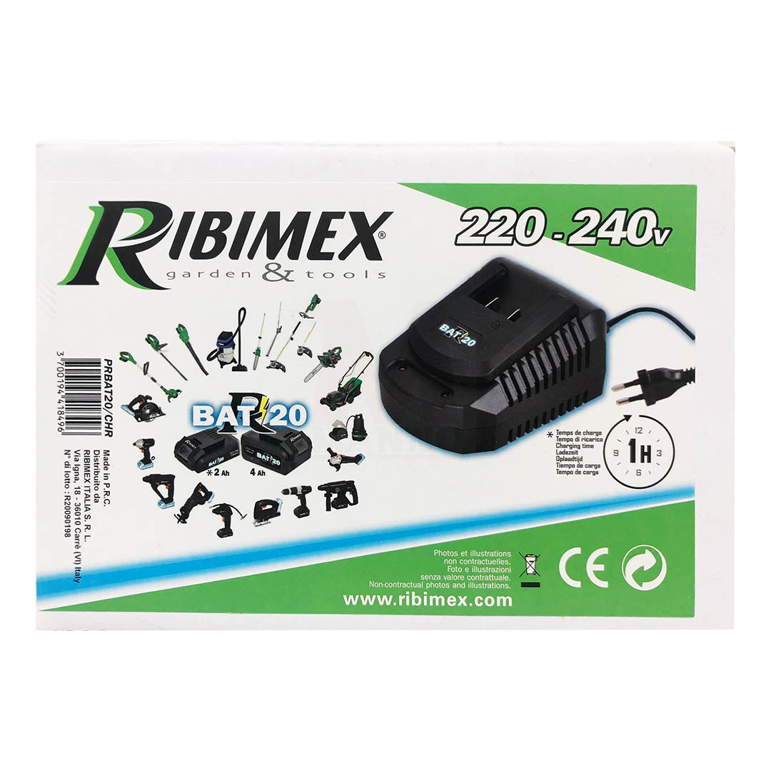 Carica batterie rapido 20 v - Ribimex PRBAT20/CHR