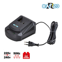 Carica batterie rapido 20 v - Ribimex PRBAT20/CHR