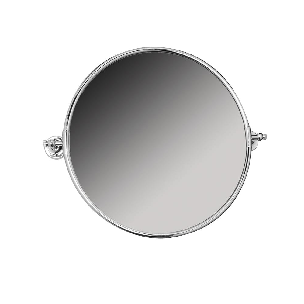 Specchio rotondo 'The Club Mirror' in Ottone cromato by Cipi Ã˜ 56 cm