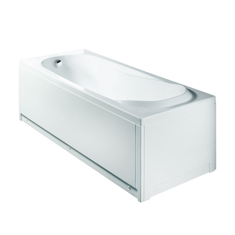 Vasca Bagno rettangolare Diamond in acrilico e Abs cm 160x70