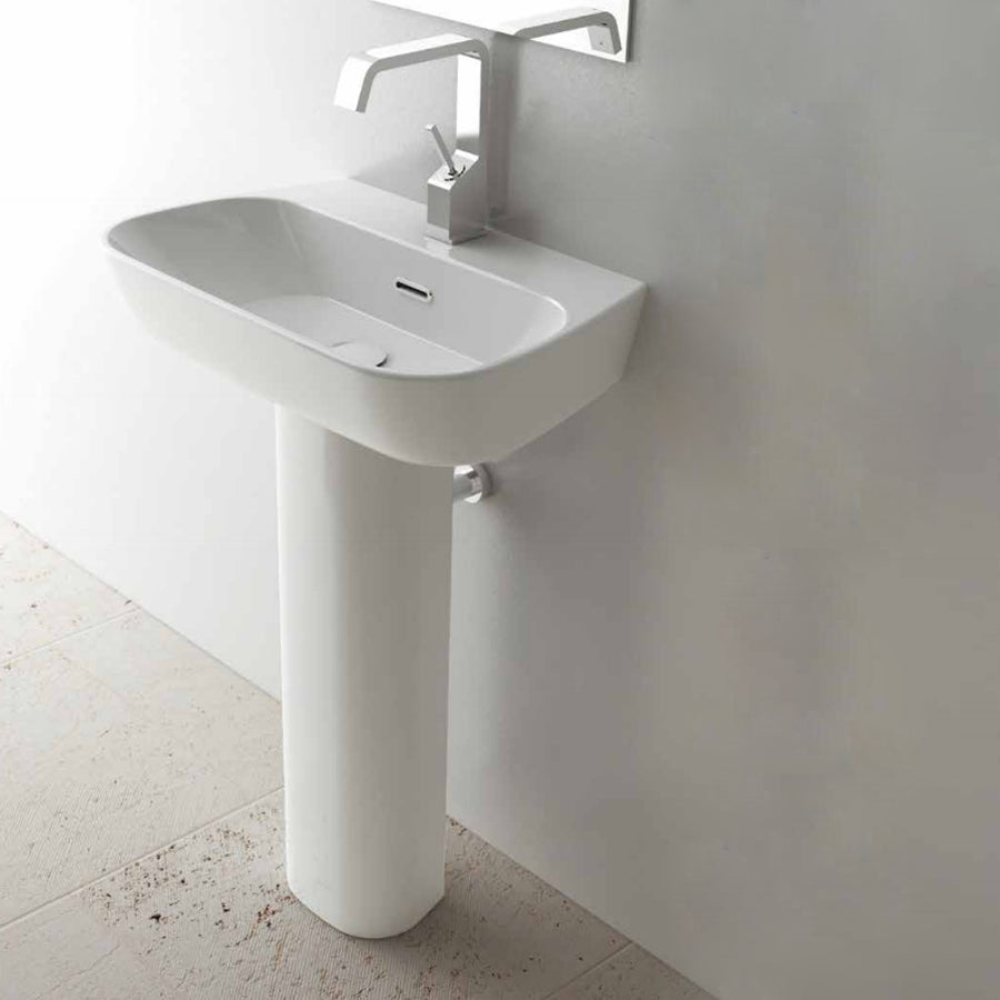 Colonna per lavabo modello F50 Small compatibile con lavabo E112LV601 cm 60x40 Domus Falerii